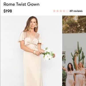 BNWT Show Me Your Mumu Bridesmaid Dress